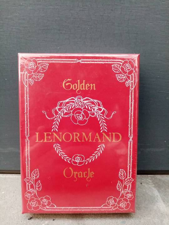 Golden Lenormand Tarot deck